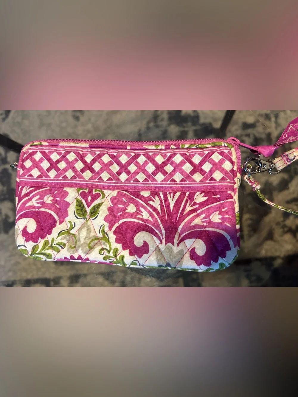 Vera Bradley Pink Floral Quilted wallet